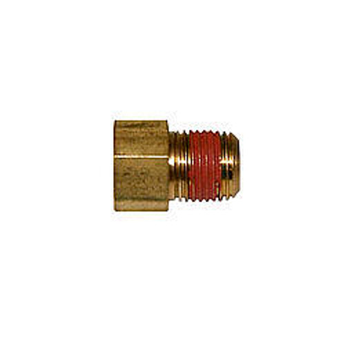 Wilwood 220-0628 Fitting, Adapter, Straight, 1/8 in NPT Male to 3/8-24 in Inverted Flare Female, Brass, 3/16 in Hardline, Set of 4