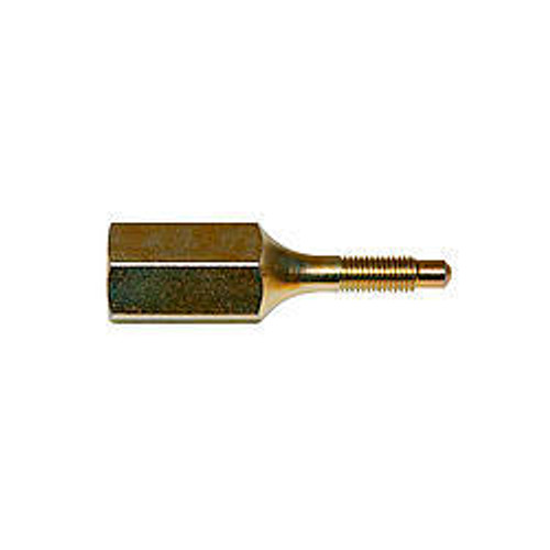 Wilwood 220-0971 Fitting, Adapter, Straight, 1/4-28 in Inverted Flare Male to 1/8 in NPT Female, Brass, Natural, Pressure Gauge, Each