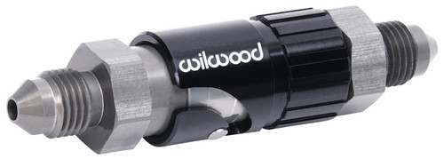 Wilwood 260-16771 Fitting, Quick Disconnect, Both Halves to 3 AN Male, Aluminum, Black / Natural, Anodized, Kit