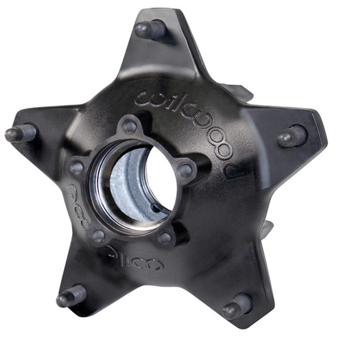 Wilwood 270-6513BD Wheel Hub, Rear, Starlite 55, Wide 5, 5-Bolt Drive, Direct Mount, Aluminum, Black Paint, Each