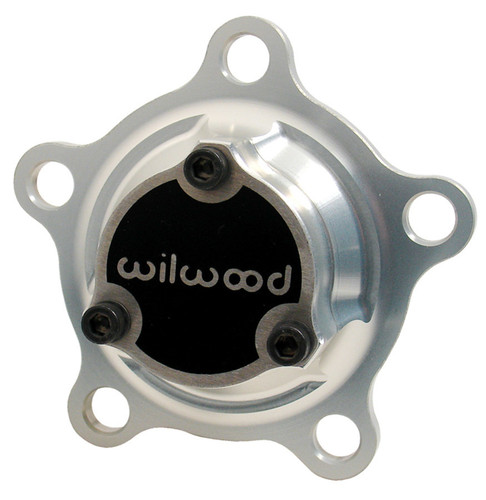 Wilwood 270-6733 Drive Flange, Starlite 55, 5 x 3.980 in Bolt Pattern, 24 Spline, Aluminum, Clear Anodized, Wilwood Wide 5 Hub, Each