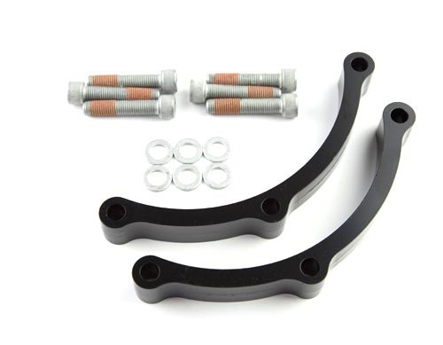Wilwood 300-11542 Brake Caliper Spacer, 0.482 in Thick Rotor, Aluminum, Black Anodized, Dynalite ll Calipers, Each