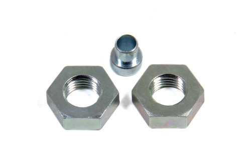 Aeroquip FCM2095 Bulkhead Fitting Nut, 3 AN, Steel, Natural, Pair