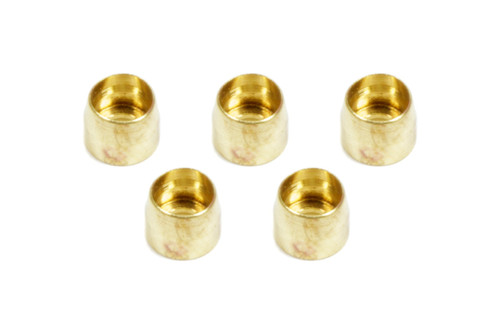Aeroquip FCM3720 Compression Ferrule, 3 AN, Brass, PTFE Fittings, Set of 5