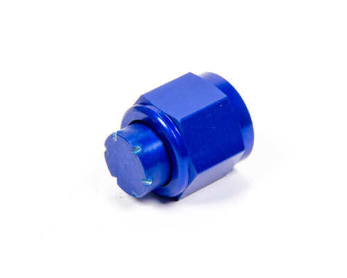 Aeroquip FCM3742 Fitting, Cap, 10 AN, Aluminum, Blue Anodized, Each