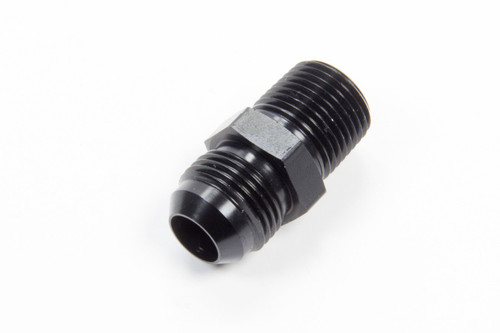 Aeroquip FCM5009 Fitting, Adapter, Straight, 10 AN Male to 1/2 in NPT Male, Aluminum, Black Anodized, Each