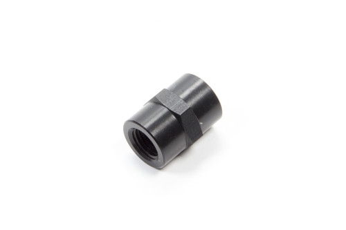 Aeroquip FCM5130 Fitting, Adapter, Straight, 1/4 in NPT Female to 1/4 in NPT Female, Aluminum, Black Anodized, Each