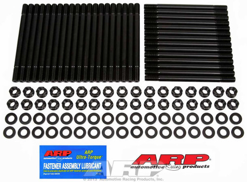 Arp 150-4069 Cylinder Head Stud Kit, Hex Nuts, Chromoly, Black Oxide, 14.5 Degree Sonny Leonard / Brodix Head, Brodix Aluminum Ford Diesel, Kit