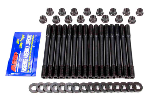 Arp 202-4701 Cylinder Head Stud Kit, 12 Point Nuts, Chromoly, Black Oxide, Undercut, Nissan V6, Kit