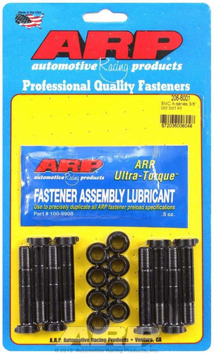Arp 206-6001 Connecting Rod Bolt Kit, High Performance Series, 3/8 in Bolt, Chromoly, Various Applications, Set of 8