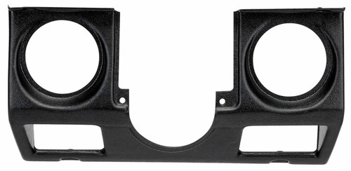 Autometer 15220 Dash Panel, Direct Fit, Two 3-3/8 in Holes, Plastic, Black, Jeep Wrangler YJ 1987-95, Each
