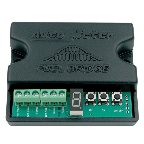Autometer 9109 Fuel Gauge Bridge Module, Universal Mount, Plastic, Black, Each