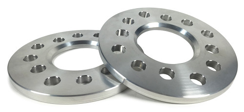 Baer Brakes 2000010 Wheel Spacer, 5 x 4.25 / 4.50 / 4.75 in Bolt Pattern, 1/2 in Thick, Billet Aluminum, Natural, Pair