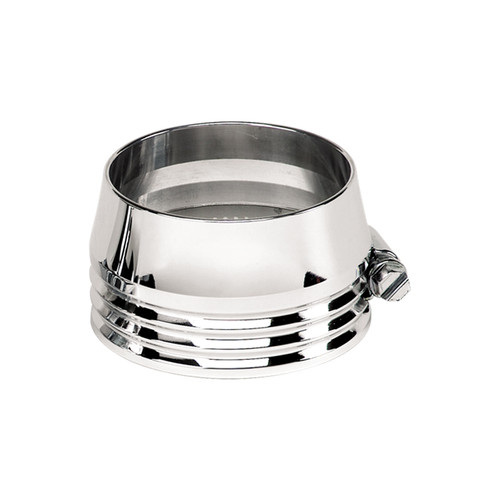 Billet Specialties 67825 Hose Clamp, Worm Gear, 1-1/2 in to 2 in, Billet Aluminum, Polished, Each