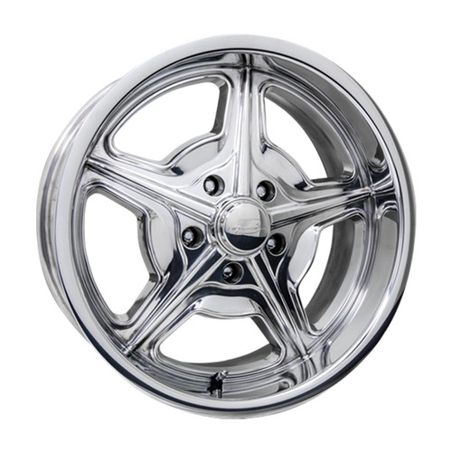 Billet Specialties AC39002 Wheel, Speedway, 18 x 7 in, 4.250 in Backspace, 5 x 4.75 in Bolt Pattern, Aluminum, Polished, Each