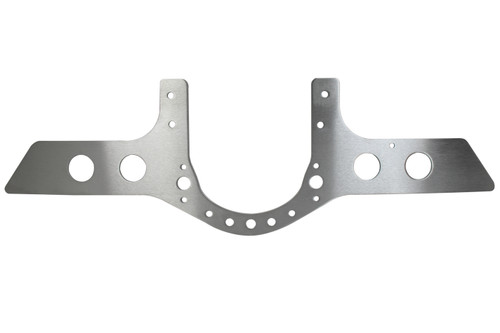 Chassis Engineering C/E3692 Motor Plate, Front, 36 x 12 x 1/4 in Thick, Aluminum, Natural, Big Block Chevy, Each