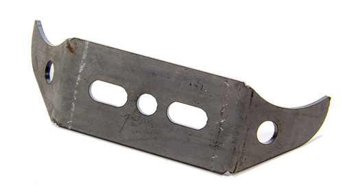 Chassis Engineering C/E5100-1A Transmission Bracket, Weld-On, 1-5/8 in Tube, 7/16 in Slots, 1/8 in Thick, Steel, Natural, Chassis Engineering Transmission Mount, Each