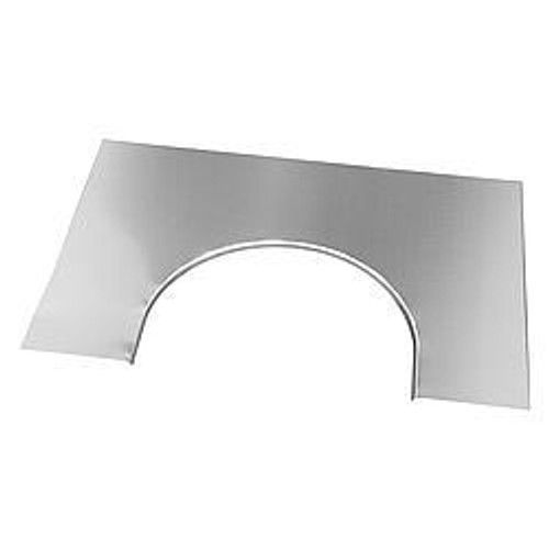 Chassis Engineering C/E8035 Firewall Flange, 36 x 24 in Tall, 0.040 in Thick, Aluminum, Natural, Each