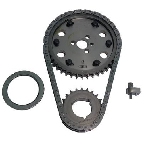 Cloyes 9-3746 Timing Chain Set, Quick Adjust True Roller, Double Roller, Adjustable, Steel, Rocket Block, Small Block Chevy, Kit