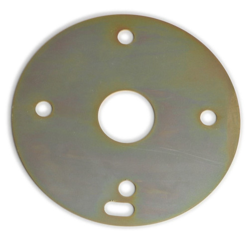 Coan COA-12087 Transmission Blockoff Plate, Rear, Steel, Cadmium, GM Powerglide, Each