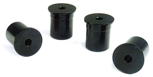 Competition Engineering C3165 Trailing Arm Bushing, Rear, Lower, Aluminum, Black Anodized, GM A-Body / G-Body, Set of 4