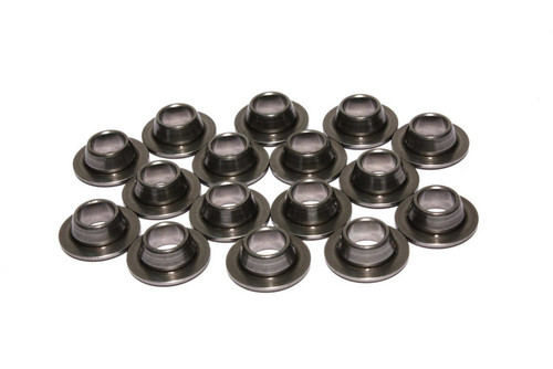 Comp Cams 1787-16 Valve Spring Retainer, 7 Degree, 0.640 in OD Step, 1.055 in Single Spring, Steel, Set of 16