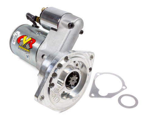 CVR Performance 9056 Starter, Protorque Ultra, 5 Position Mounting Block, 4.4:1 Gear Reduction, Natural, 164 Tooth Flywheel, Small Block Ford, Each