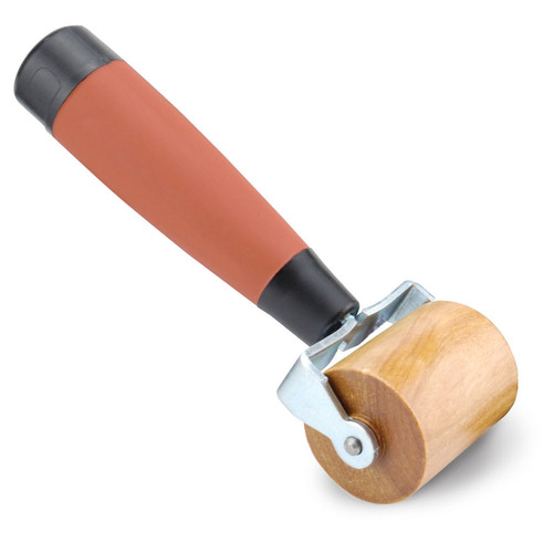 Design Engineering 50218 Installation Roller Tool, Rubber Grip, Wood Roller, Sound Barrier Materials, Each