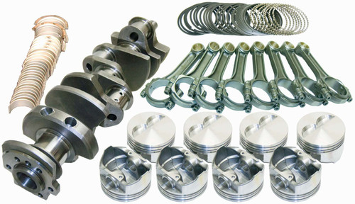 Eagle 13010040 Rotating Assembly, 409 CID, Cast Crank, Hypereutectic Pistons, 3.750 in Stroke, 4.165 in Bore, 5.700 in I Beam Rods, Small Block Chevy, Kit