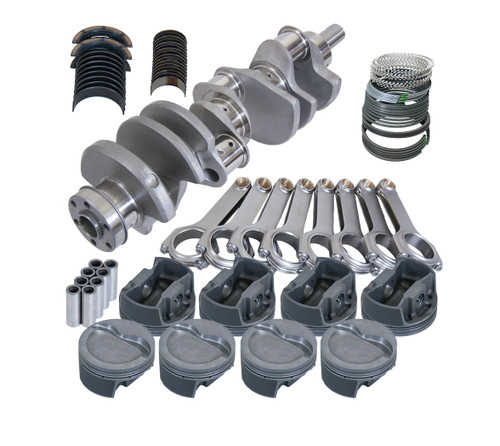 Eagle 14129030 Rotating Assembly, 408 CID, Forged Crank, Forged Pistons, 4.000 in Stroke, 4.030 in Bore, 5.400 in H Beam Rods, Small Block Ford, Kit