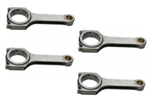 Eagle CRS5394H3D Connecting Rod, H Beam, 5.394 in Long, Bushed, 3/8 in Cap Screws, Forged Steel, Honda B-Series, Set of 4