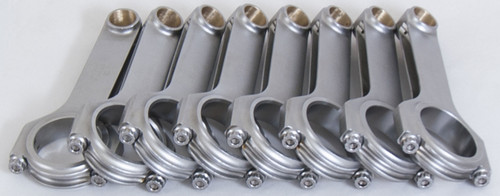 Eagle CRS66603DL19 Connecting Rod, H Beam, 6.660 in Long, Bushed, 7/16 in Cap Screws, ARPL19, Big Block Chevy, Set of 8