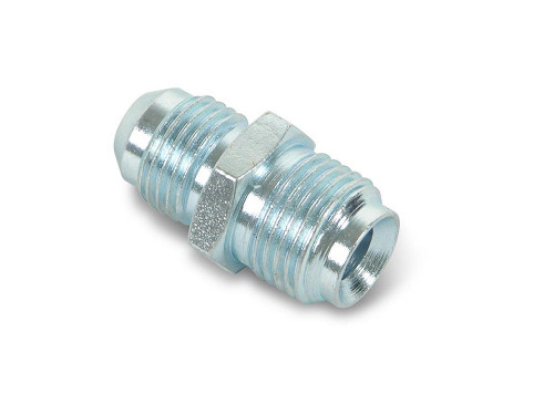 Earls 961947ERL Fitting, Adapter, Straight, 6 AN Male to 5/8-18 in Inverted Flare Male, Steel, Zinc Plated, Each