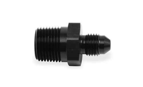 Earls AT981643ERL Fitting, Adapter, Straight, 3 AN Male to 1/4 in NPT Male, Aluminum, Black Anodized, Each