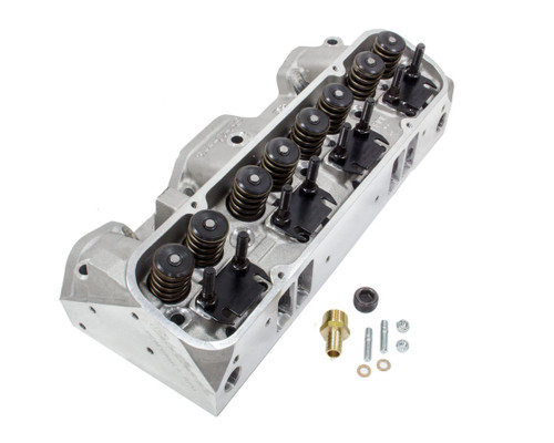 Edelbrock 60595 Cylinder Head, Performer RPM, Assembled, 2.110 / 1.660 in Valve, 215 cc Intake, 72 cc Chamber, 1.460 in Springs, Aluminum, Pontiac V8, Each