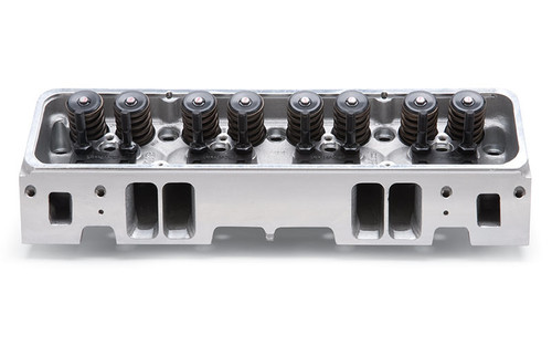 Edelbrock 60985 Cylinder Head, Performer RPM E-TEC 200, Assembled, 2.020 / 1.600 in Valve, 200 cc Intake, 64 cc Chamber, 1.460 in Springs, Straight Plug, Aluminum, Small Block Chevy, Each