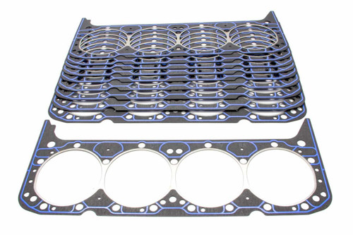 Fel-Pro FEL1003B Cylinder Head Gasket, 4.166 in Bore, 0.041 in Compression Thickness, Steel Core Laminate, Small Block Chevy, Set of 10