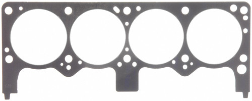 Fel-Pro 1008 Cylinder Head Gasket, 4.180 in Bore, 0.039 in Compression Thickness, Steel Core Laminate, Small Block Mopar, Each