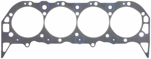 Fel-Pro FEL1017-1B Cylinder Head Gasket, 4.540 in Bore, 0.039 in Compression Thickness, Steel Core Laminate, Big Block Chevy, Set of 10