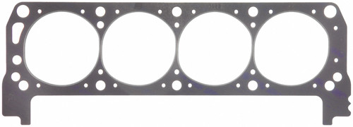 Fel-Pro 1022 Cylinder Head Gasket, 4.150 in Bore, 0.041 in Compression Thickness, Steel Core Laminate, Small Block Ford, Each