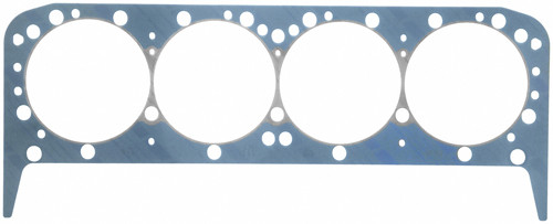 Fel-Pro 1036 Cylinder Head Gasket, 4.250 in Bore, 0.051 in Compression Thickness, Steel Core Laminate, Small Block Chevy, Each