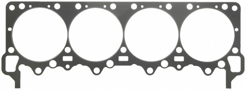 Fel-Pro 1104 Cylinder Head Gasket, 4.590 in Bore, 0.051 in Compression Thickness, Steel Core Laminate, Mopar 426 Hemi, Each