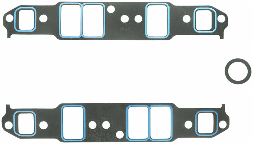 Fel-Pro 1203 Intake Manifold Gasket, Printoseal, 0.060 in Thick, 1.340 x 2.210 in Rectangular Port, Composite, GM V6, Kit