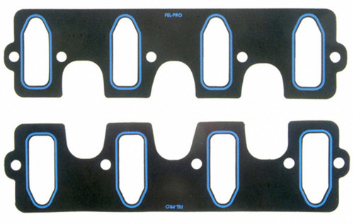 Fel-Pro 1312-2 Intake Manifold Gasket, 0.045 in Thick, 1.190 x 3.340 in Cathedral Port, Composite, GM LS-Series, Pair