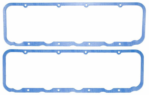 Fel-Pro 1664-1 Valve Cover Gasket, 0.094 in Thick, Steel Core Silicone Rubber, Dart Big Chief, Pair