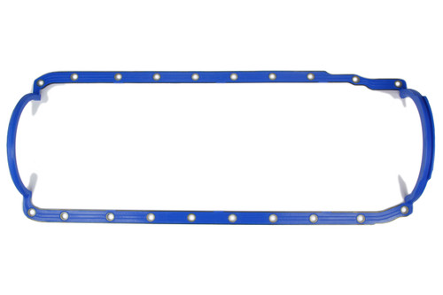 Fel-Pro 1866 Oil Pan Gasket, 0.094 in Thick, 1-Piece, Steel Core Silicone Rubber, Big Block Chevy, Each