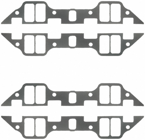 Fel-Pro MS 90175 Intake Manifold Gasket, 1.220 x 2.267 in Rectangular Port, Composite, Mopar B / RB-Series, Kit