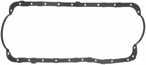 Fel-Pro OS 34600 R Oil Pan Gasket, 1-Piece, Silicone Rubber, Big Block Ford, Each