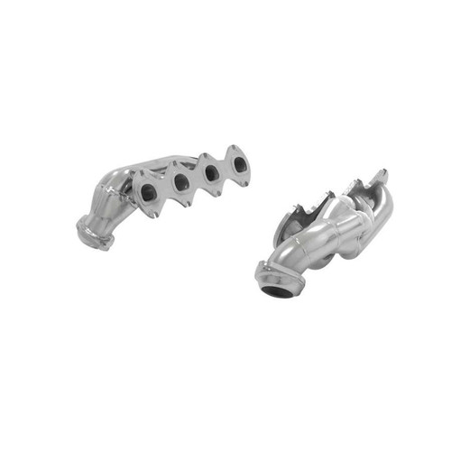 Flowmaster 814226 Headers, Scavenger Series, 1-5/8 in Primary, 2-1/2 in Ball Flange, Stainless, Metallic Ceramic, Ford Modular, Ford Fullsize Truck 2005-10, Pair