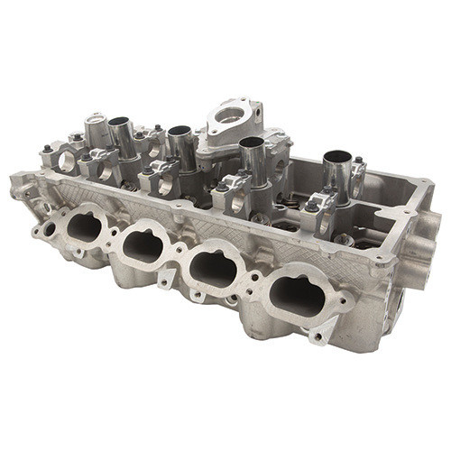 Ford M-6049-M50B Cylinder Head, Passenger Side, Assembled, 1.484 in / 1.260 in Valve, 205 cc Intake, 56 cc Chamber, Springs, Aluminum, Ford Coyote, Each